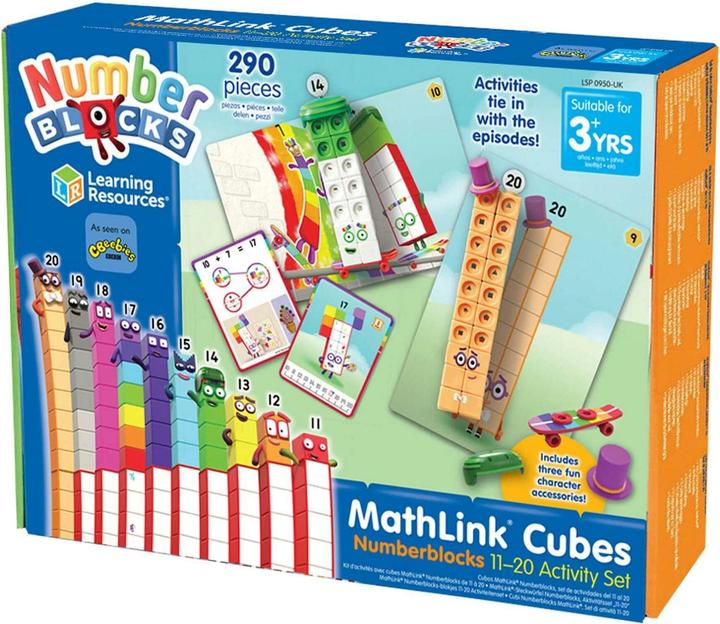 Image du produit Learning Resources Numberblocks - Jeu d'activités avec les nombres 11-20 (Allemand)