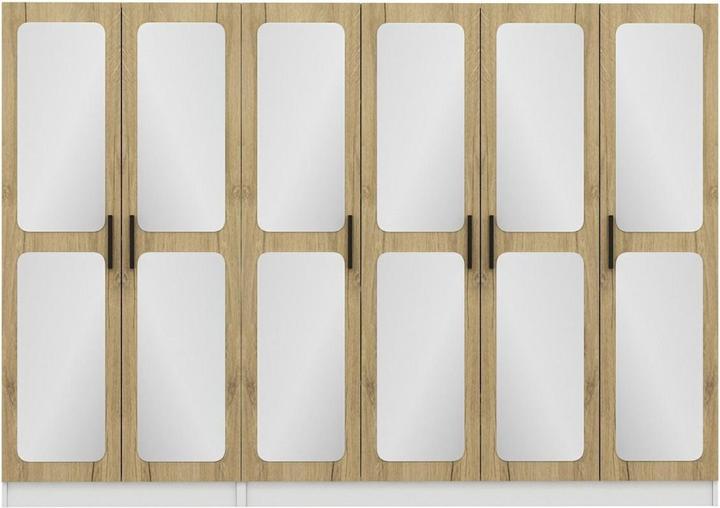 Bianco, Legno di quercia, Specchio