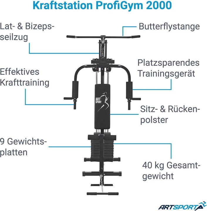 Actual product image Juskys Kraftstation ProfiGym
