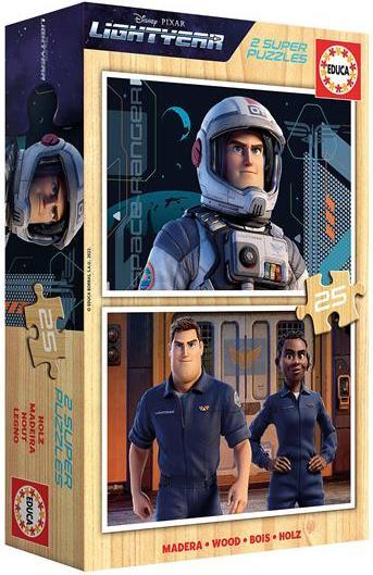 Produktbild Educa Lightyear 2x25 Teile Holzpuzzle (25 Teile)