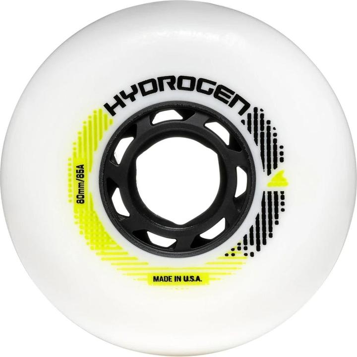 Actual product image Rollerblade Inline skates wheels complete set Hydrogen 80/85A, 8 wheels (80 mm, 85A)