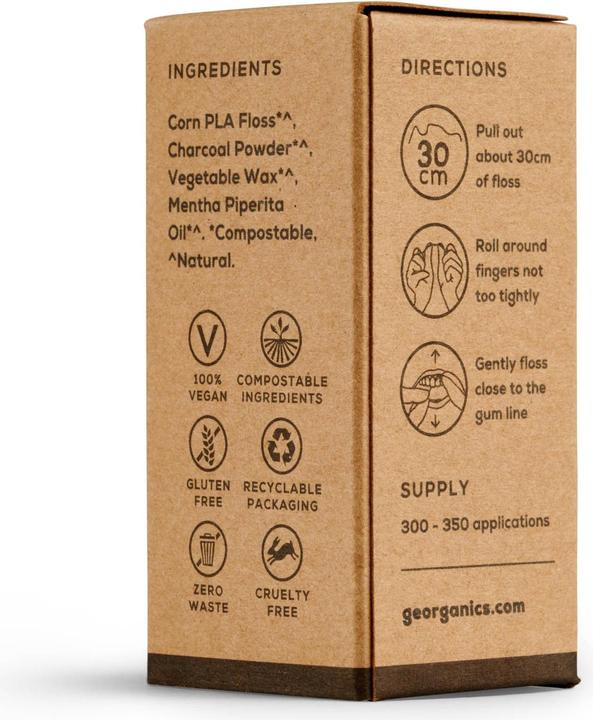 Actual product image Georganics Natural dental floss (2 m)