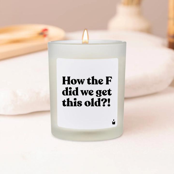 Image du produit Chatty Candles Bougie parfumée Flowery How the F did we get this old?!