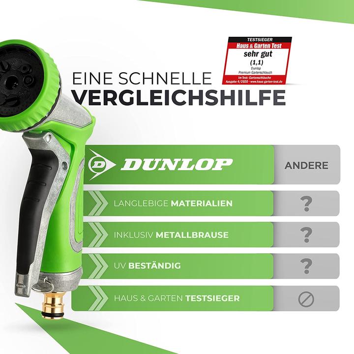Produktbild Dunlop Gartenschlauch flexibel dehnbar, 22,5 Meter