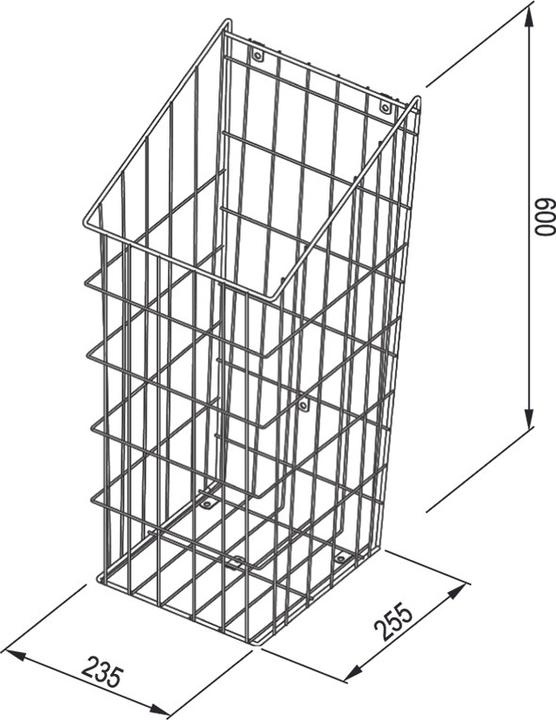 OK-Line Draht-Wäschekorb