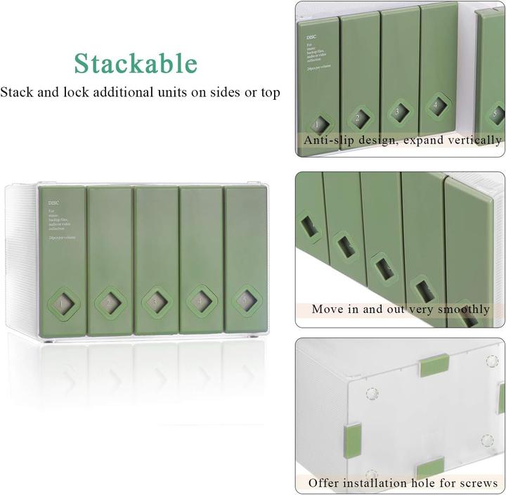 Immagine prodotto AhfuLife Scatole per CD/DVD/Blu-ray