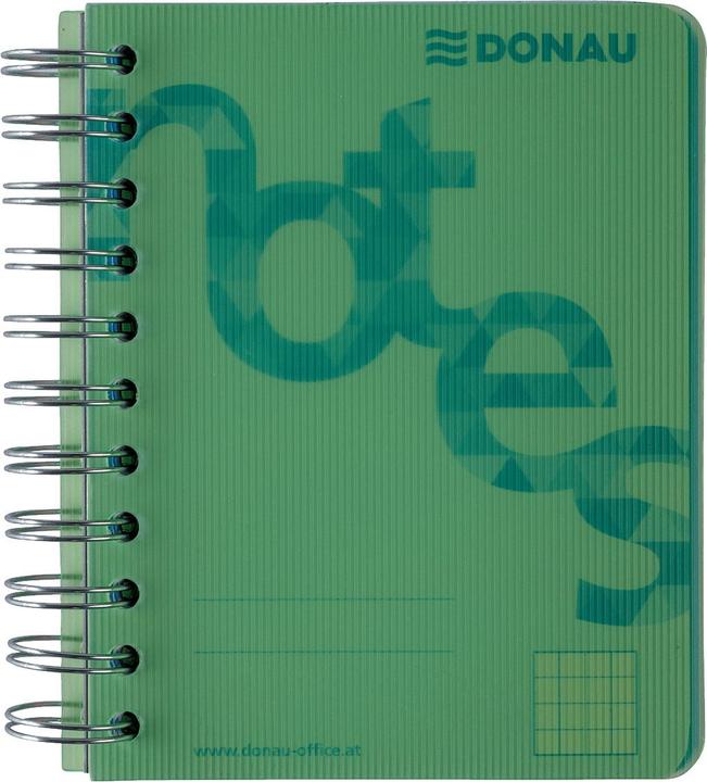 Produktbild Donau Seminarblock DIN A6 140 Blatt grün (A6, Kariert, Harter Einband)