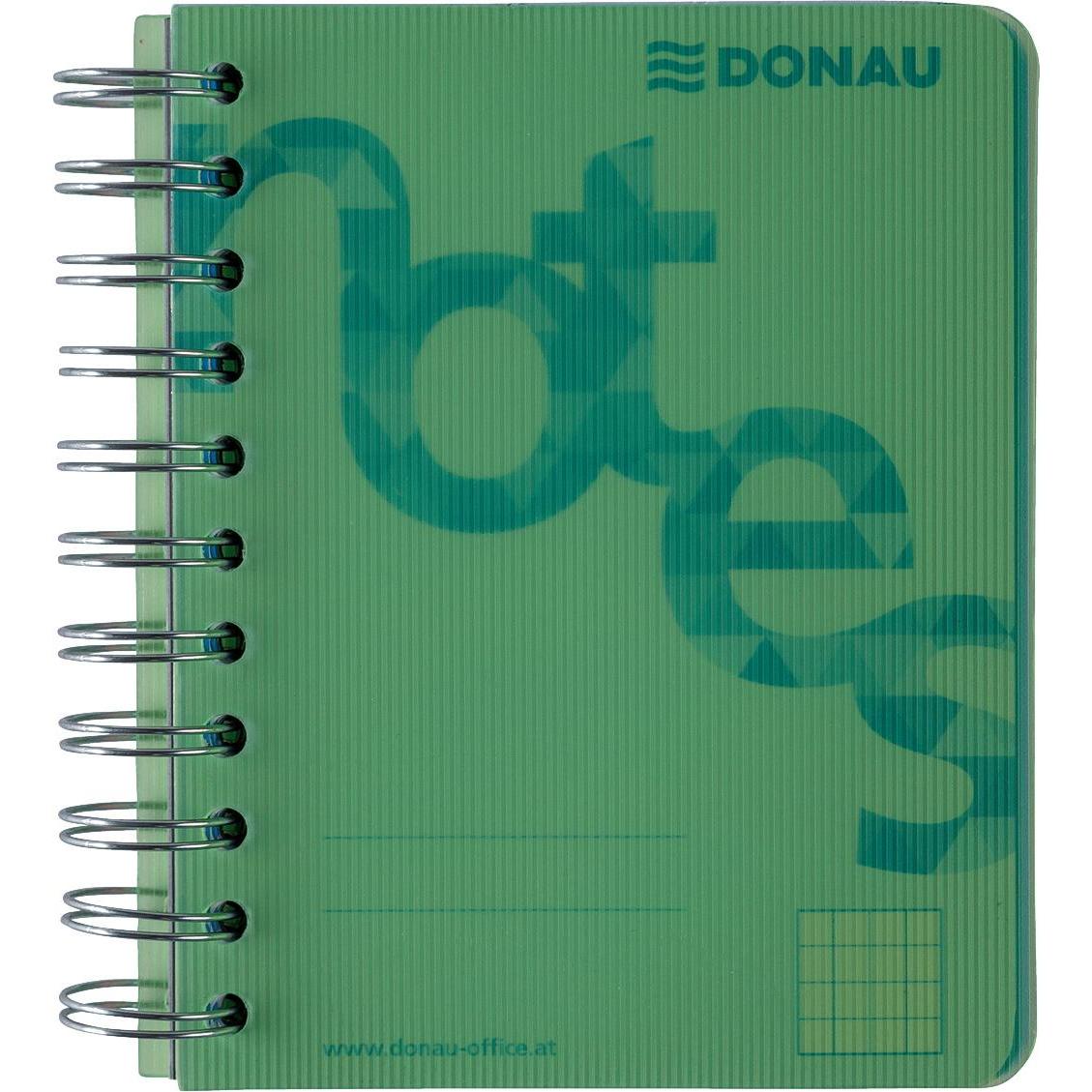 Thumbnail - Donau, Heft + Block, Seminarblock DIN A6 140 Blatt grün (A6, Kariert, Harter Einband)