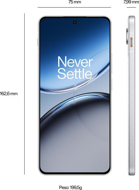 Actual product image OnePlus Nord 4 (512 GB, Mercurial Silver, 6.74", Dual SIM, 50 Mpx, 5G)