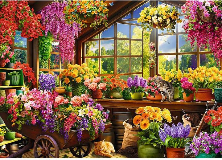 Actual product image Trefl Tea Time:Preparations for spring.10840 (1000 pieces)