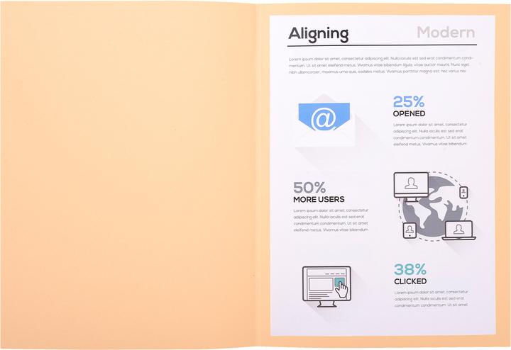 Image du produit Exacompta Chemises à rabats X410002E sable, 100 pièces (A4, 100x)