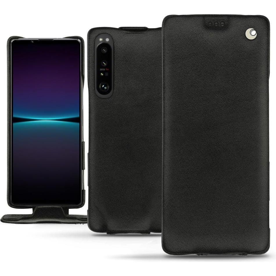 Thumbnail - Noreve Lederschutzhülle vertikal (Sony Xperia 1 IV), Smartphone Hülle, Schwarz