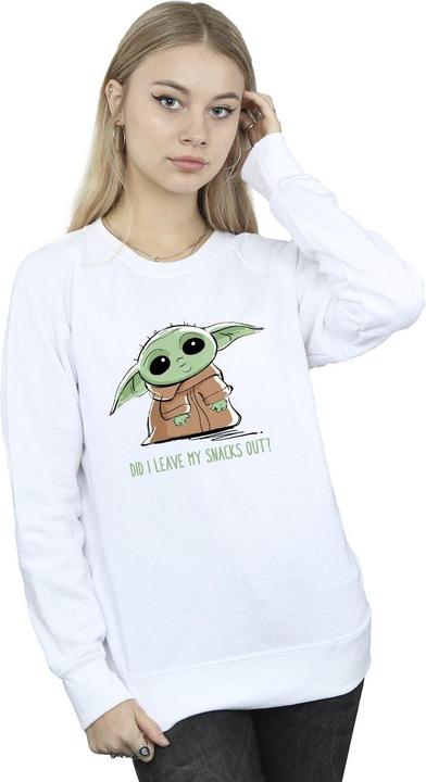 Immagine prodotto Star Wars The Mandalorian Grogu Snacks Meme Felpa Donna (S)