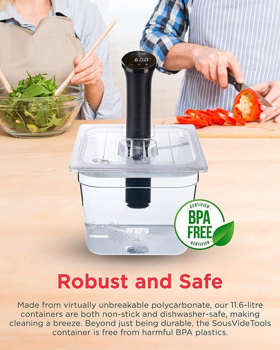 Actual product image Sous Vide Tools Polycarbonate container