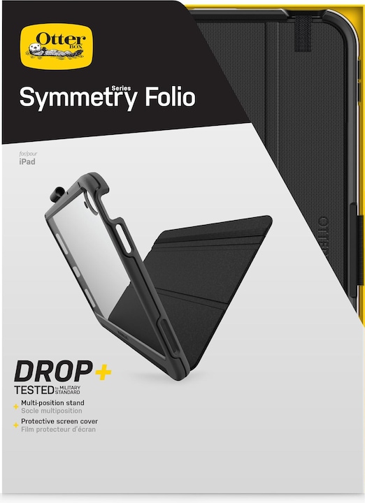 Productafbeelding OtterBox Symmetrie Folio MACGYVER BLK (iPad 2022 (10e generatie), iPad 2025 (11e generatie))