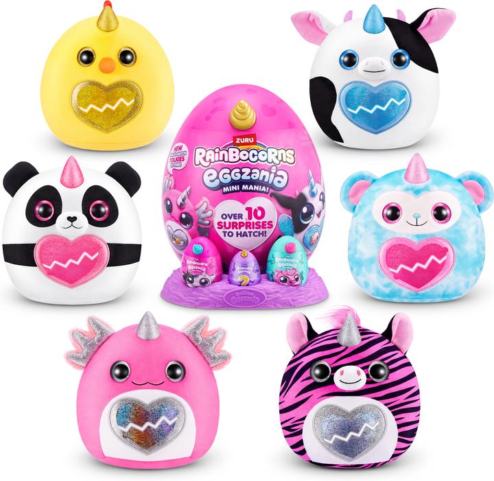 Actual product image Zuru Rainbocorns Eggzania Mini