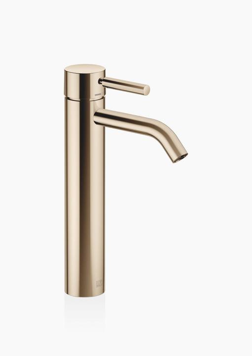 Actual product image Dornbracht Meta single-lever basin mixer with raised foot, without pop-up waste, for use on surface-