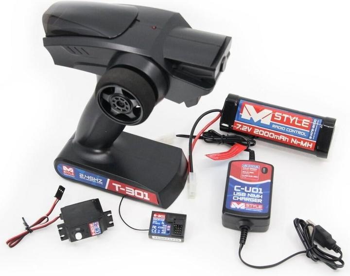 Actual product image Carisma RC Starter Kit MStyle M-001 2.4 GHz for vehicles