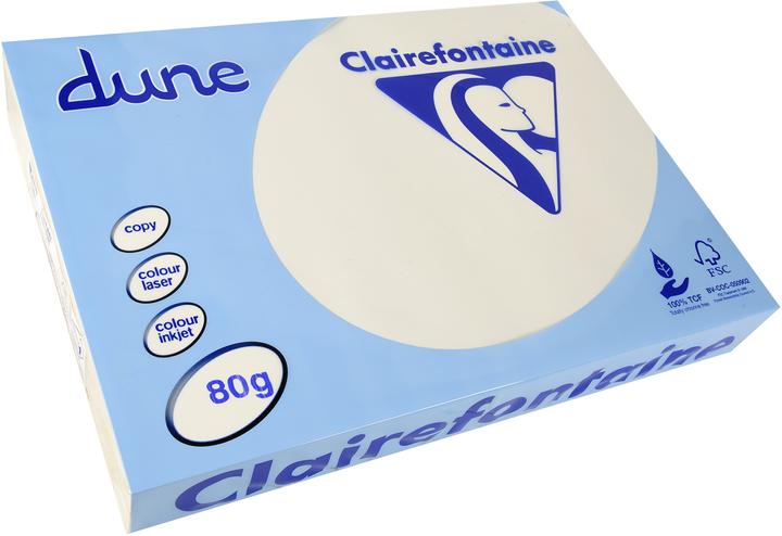 Immagine prodotto Clairefontaine Carta universale Dune, bianco naturale (80 g/m², 500 x, A3)