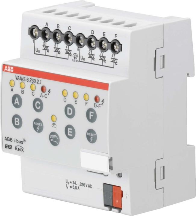 Produktbild ABB VAA/S6.230.2.1Ventil.-Akt 6f,230V,R VAA/S6.230.2.1 (Heizungsaktor)