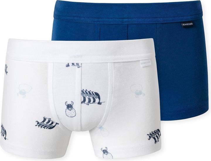 Produktbild Schiesser 2er Pack Feinripp Organic Cotton Retro Short / Pant (92, 2er Pack)