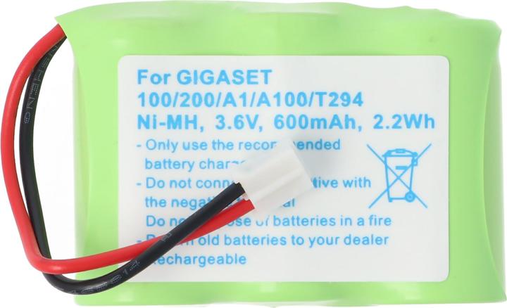 Actual product image Siemens Battery Gigaset 100, 200, A1, A100