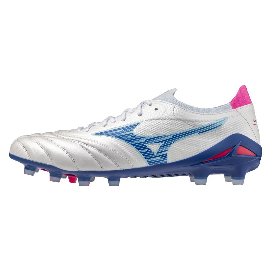 Mizuno, Unisex, Fussballschuhe, Morelia Neo Iv Ss Elite Fg (42), Blau, Rosa, Weiss