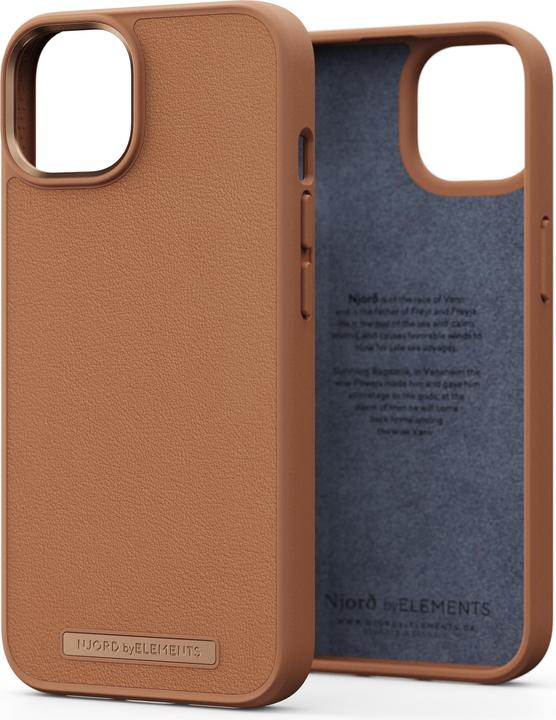 Actual product image Njord Genuine Leather Case Iphone 14 (Apple iPhone 14)