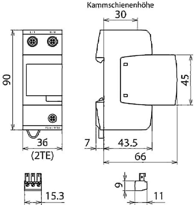Actual product image Dehn Combination arrester