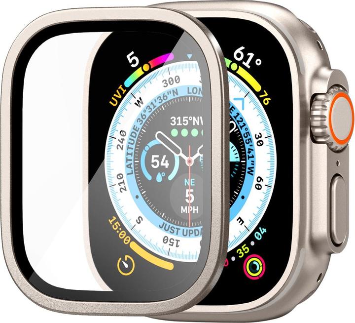 Productafbeelding Spigen ALM Glass.Tr Slim Pro Apple Watch Ultra (49 mm) Titanium AGL06161