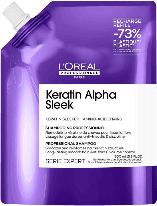 Actual product image L'Oréal Paris L'Oreal Serie Expert Keratin Alpha Shampoo 500ml (Liquid shampoo, 500 ml)