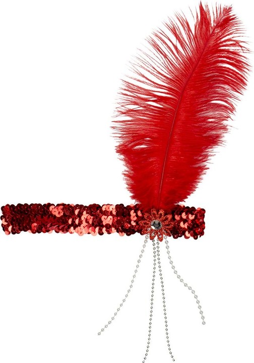 Actual product image GoDan 20er Jahre Pailletten Stirnband mit Feder