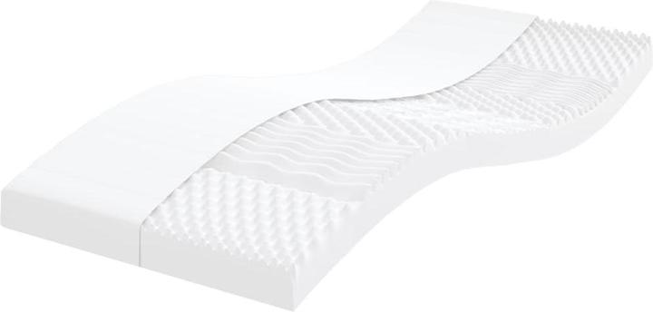 Actual product image VidaXL Schaumstoffmatratze 100 x 220 cm 7-Zonen Härtegrad 20 ILD (100 x 220 cm, Foam core)