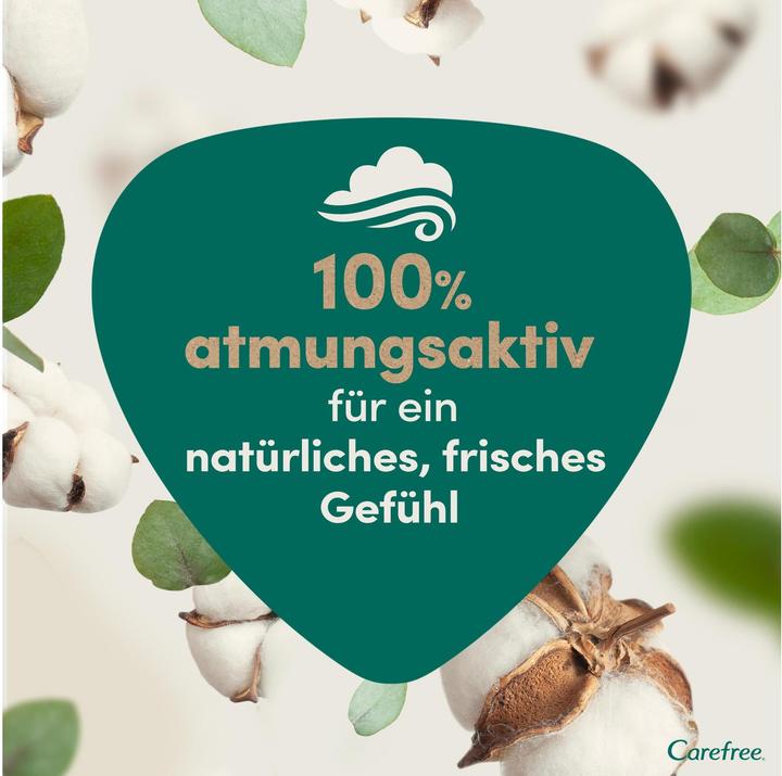 Actual product image Carefree Organic Cotton Long - Panty liners - 24.0pcs (24x)