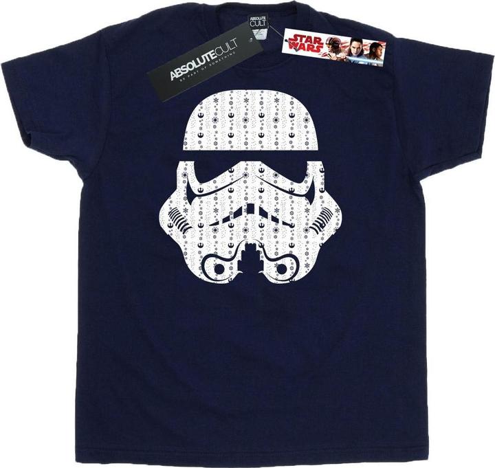 Image du produit Star Wars - T-shirt CHRISTMAS STORMTROOPER HELMET - Homme (S)