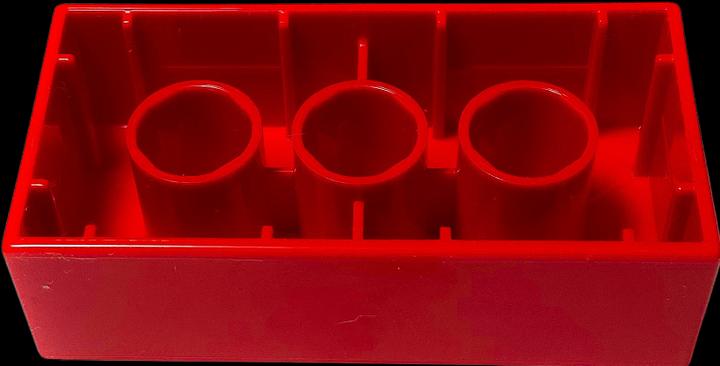 Actual product image LEGO Duplo 2x4 bricks red - 80 pieces - basic building blocks red NEW (3011)