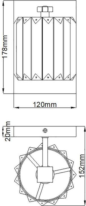 Actual product image Elstead Lighting Divine wall light (G9)