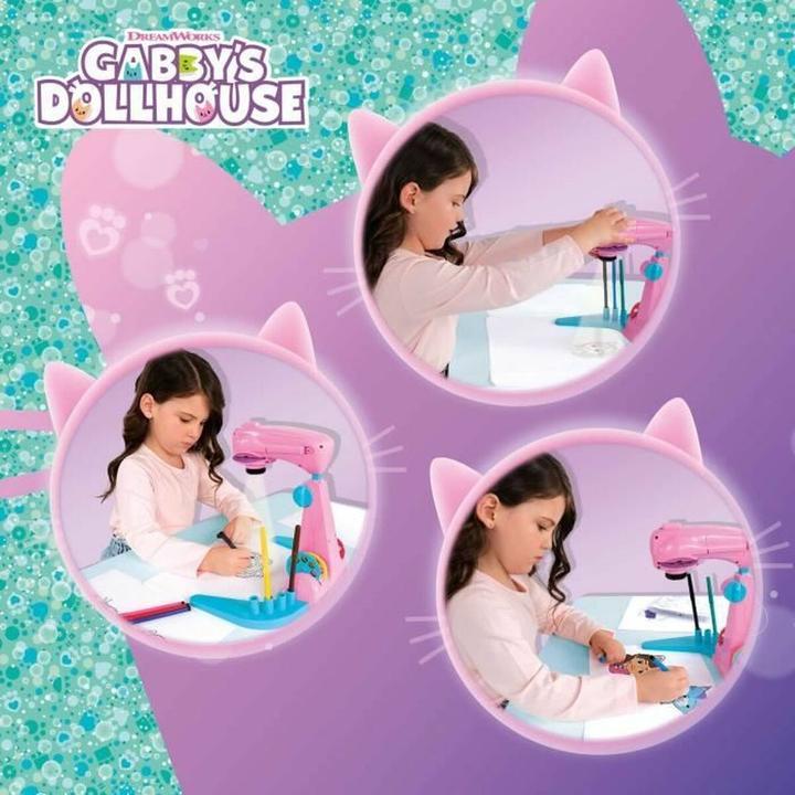 Actual product image Lisciani Gabby'S Dollhouse Projector Drawing School (Italian)