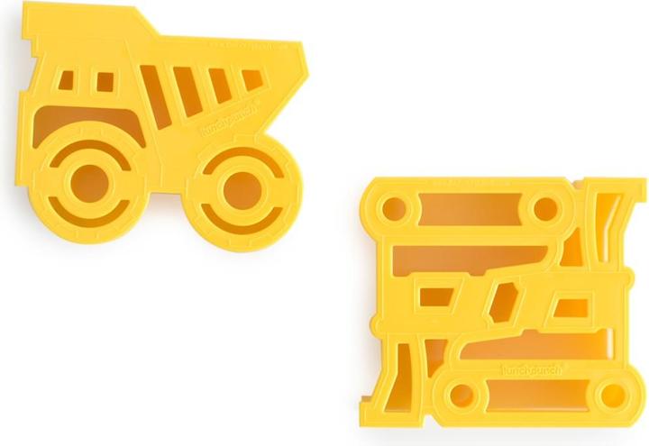 Actual product image Lunch Punch Sandwich Ausstechformen Baustellenfahrzeuge