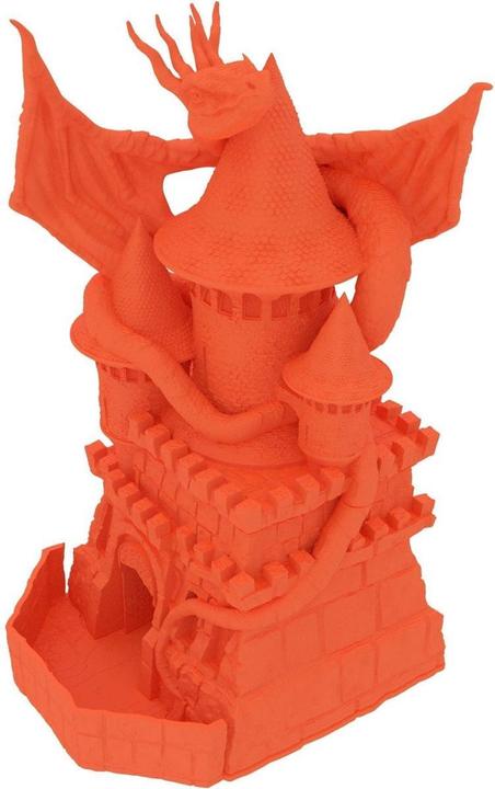 Produktbild Feldherr Fates End Würfelturm Master orange 3D gedruckt, 28cm, modular (Kunststoff)