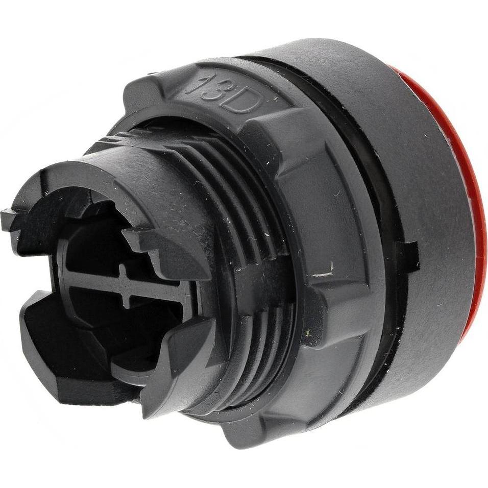 Schneider Electric Pulsante illuminato rosso rotondo 22mm IP66, Pulsante + Interruttore, Rosso
