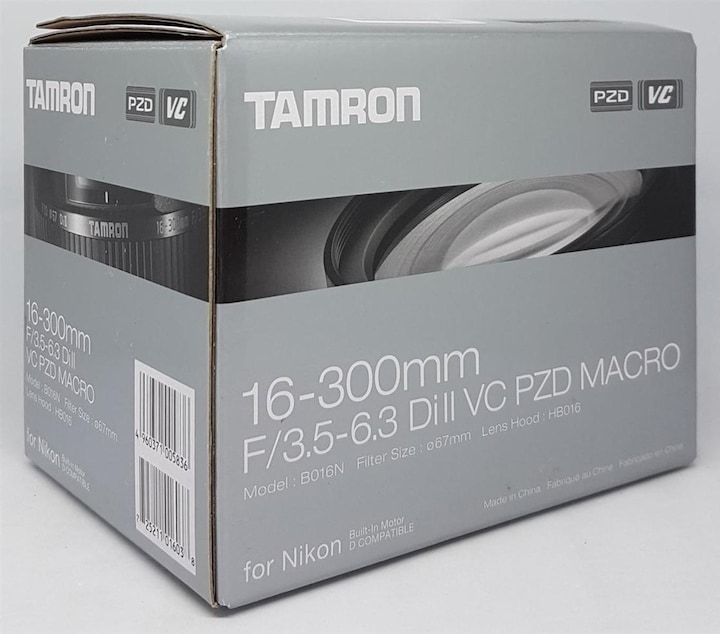 Image du produit Tamron 16-300mm f/3.5-6.3 Di II VC PZD, Nikon F (Nikon F, APS-C / DX)