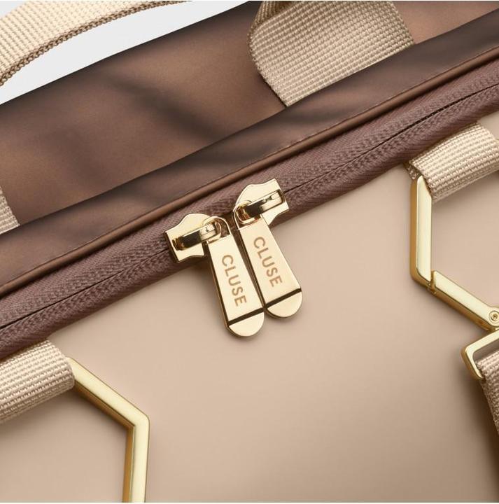 Immagine prodotto Cluse Zaino Le Réversible, Marrone metallizzato Beige, Colore Oro