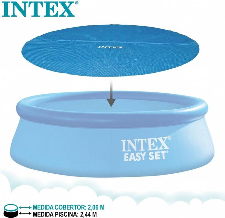Image du produit Intex Poolabdeckung 29020 EASY SET Ø 244 cm 206 x 206 cm