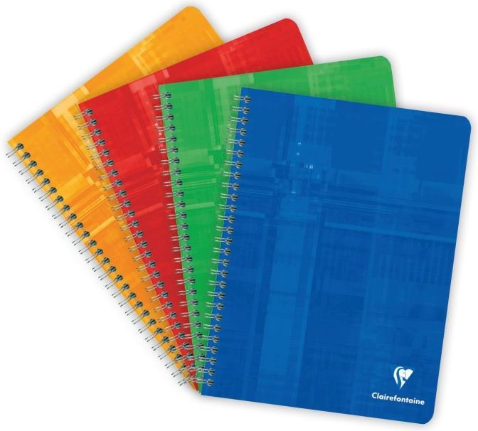 Actual product image Clairefontaine Spiralheft (17 x 22 cm, Checked, Hardcover)