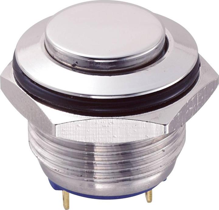 Actual product image Tru Components 701843 GQ16H-10/J/S Vandal-resistant pushbutton 48 V/DC 2
