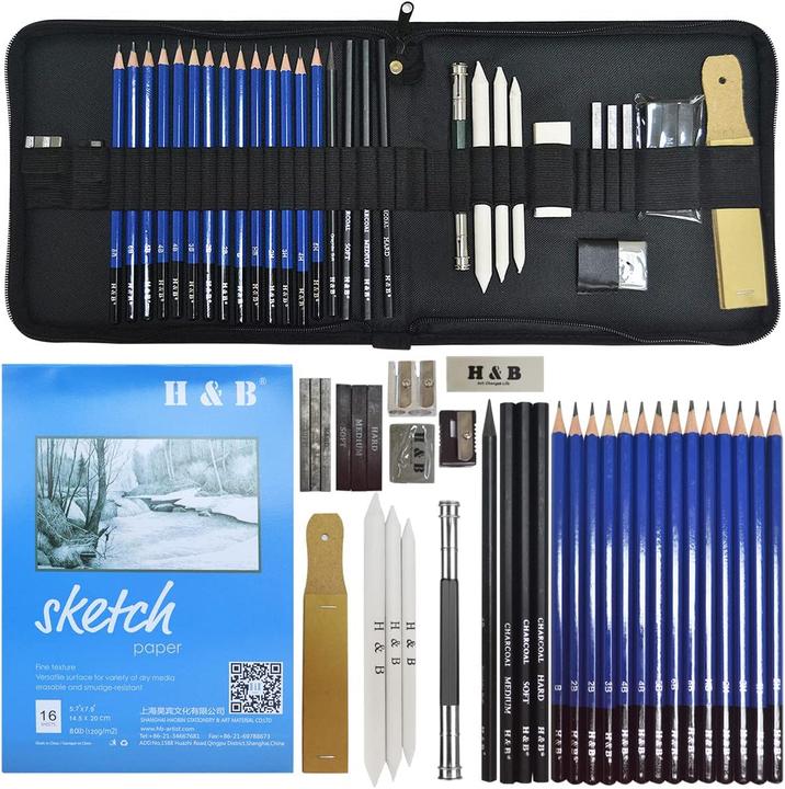 Actual product image H&B Drawing pencil set