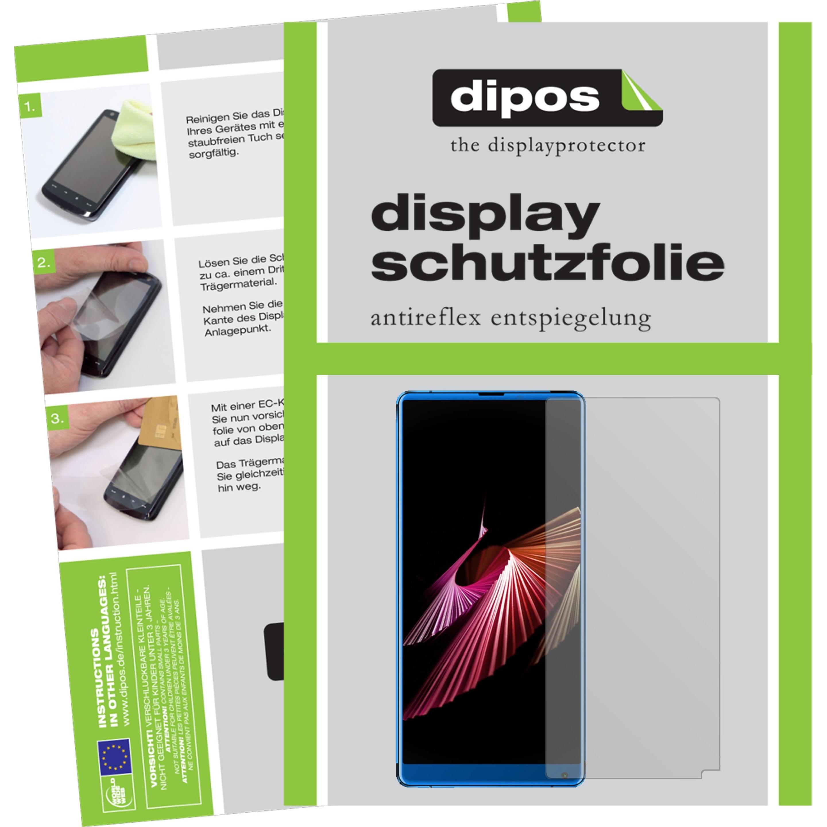 Dipos Displayschutzfolie Antireflex (1 Stück, M-Horse Pure 2), Smartphone Schutzfolie, Transparent