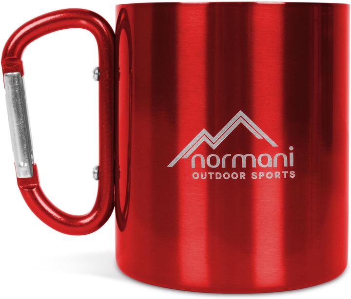 Actual product image Normani Stainless steel cup 330 ml with carabiner Wisconsin