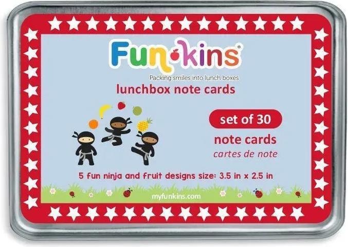 Image du produit Funkins My 30 Lunchbox Cartes de notes, Ninjas